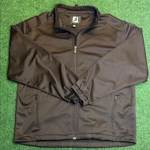 FootJoy: Full-Zip Performance Golf Jacket (Black / Size Large)